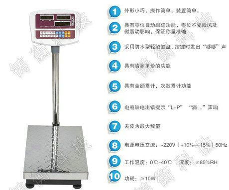 計數(shù)電子臺稱